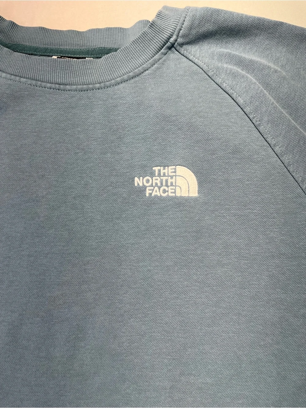 The North Face Men’s Evolution Crewneck Sweatshirt Teal Blue - XL
